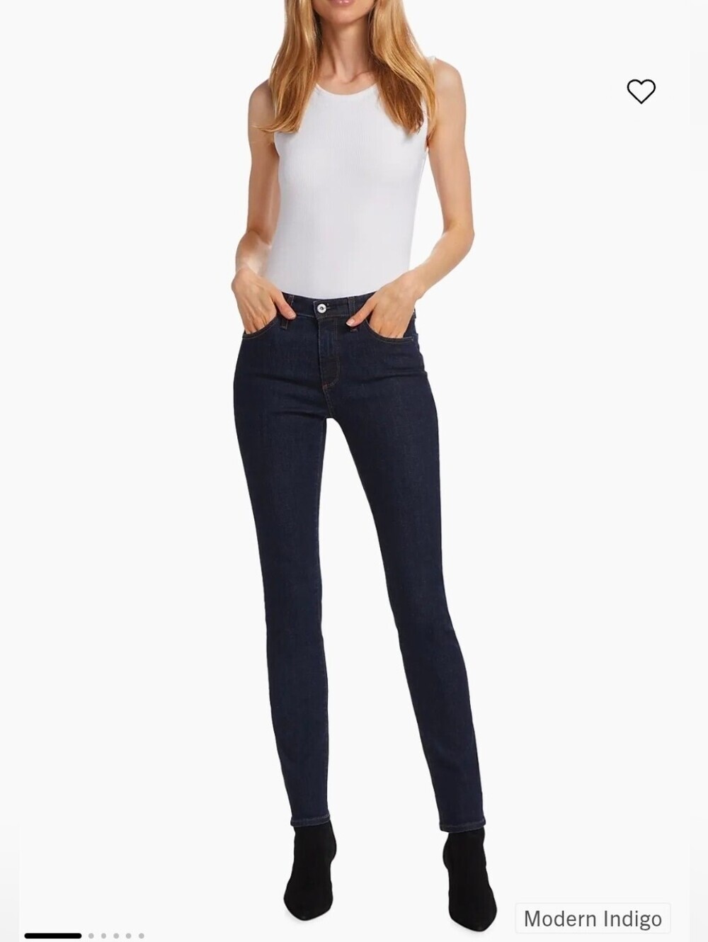 ❤️ AG ADRIANO GOLDSCHMIED PRIMA MID-RISE CIGARETTE SLIM JEANS, 8 (29)